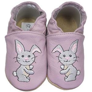 HOBEA Kruipschoenen konijntje pastel paars
