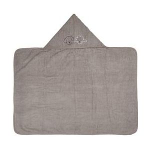 Sterntaler Badhanddoek met capuchon 100 x 70 cm boerderij sand