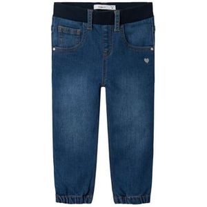 name it Ronde Jeans Nmfbella Donkerblauw Denim
