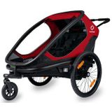 hamax Fietskar Outback met rugleuningverstelling Red Black