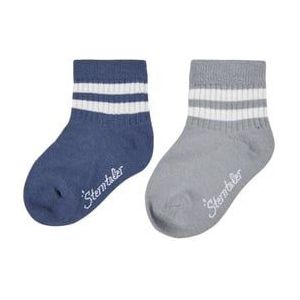 Sterntaler Sportsokken kort dubbelpak Coolmax blauw