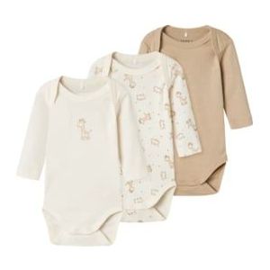 name it Body met lange mouwen 3-pack Jet Stream