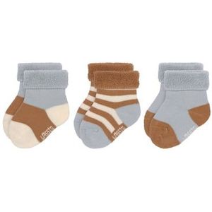 LÄSSIG Kinderbadstof sokken 3-pack lichtblauw karamel