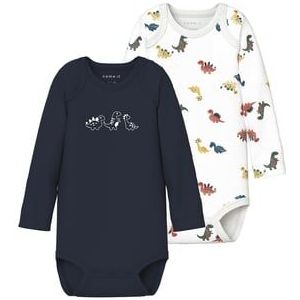 name it Romper lange mouw 2-pack B right White