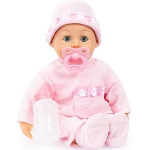 bayer Design First Woorden Baby 38 cm roze