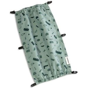 CROOZER Zonnescherm Green patroon voor Kid eenzitter