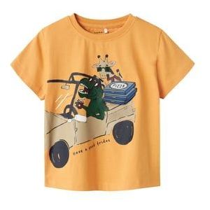 name it T-shirt Nmmbrett Goud Earth