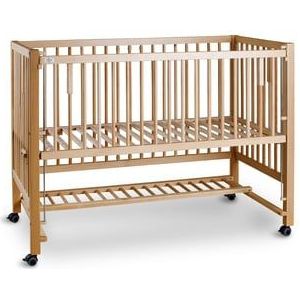 tiSsi® XXL Co-sleeper en ledikant Hajo 60 x 120 cm naturel