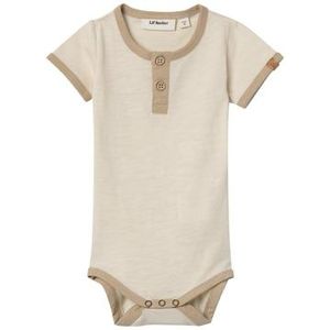Lil'Atelier Korte Mouw Bodysuit Nbmdawson Turtledove