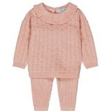 Dirkje Babyset 2-delig geborsteld roze