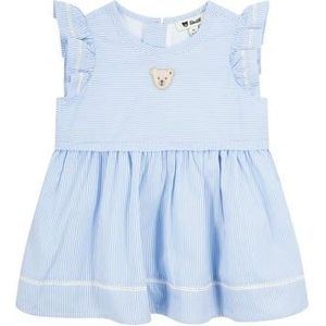 Steiff Jurk Chambray Blauw