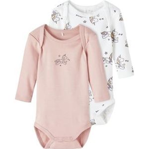 name it Romper lange mouw 2-pack B right White