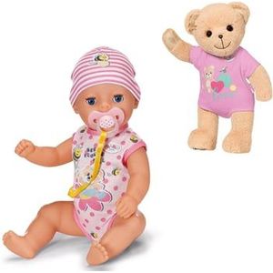 Zapf Creation BABY born® Lena 36cm + Beer Roze