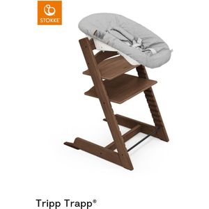 Newborn STOKKE® Tripp Trapp® Kinderstoel Eik Warm Bruin incl. Set™ Grijs