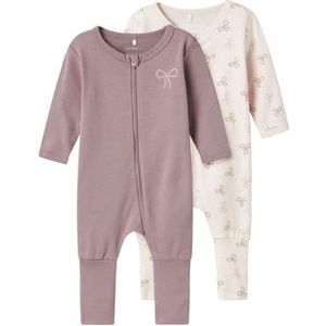 name it Barely Slaapoverall 2-pack Roze