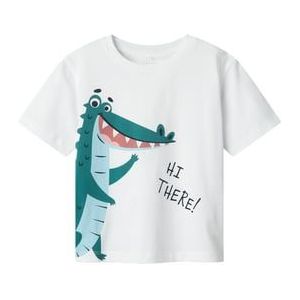name it T-shirt Nmmhelge Lucent White