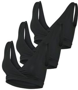 mamalicious Verpleegbeha 3-pack MLMALINA Black