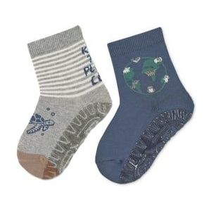 Sterntaler Tegelloper AIR Twin pack Planet /earth light grey melange