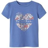 name it T-shirt Nmfhnanna gebleekt denim