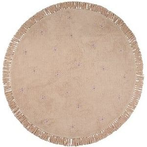 Tapis Petit Rond Vloerkleed Nora Flower