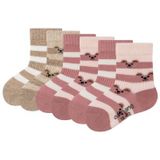 Camano Baby Socks 6-Pack Rose