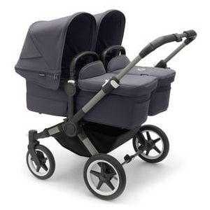 bugaboo Duo Kinderwagen Donkey 5 Twin Complete Graphite/Stormy Blue