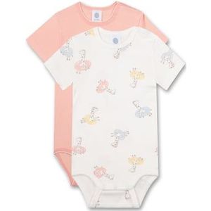 Sanetta Bodysuit Twin Pack Giraffe off white /pink