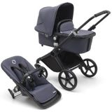 bugaboo Kinderwagen Fox Cub met reiswieg en zitje Black /Stormy Blue