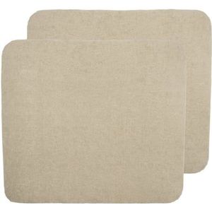 MEYCO Uni aankleedkussenhoes 2-pack badstof Sand