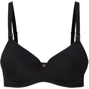 Noppies Gevoerde voedingsbeha Cotton Melange Black
