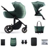 Kinderkraft Kinderwagen PRIME 2 2-in-1 Dark Green