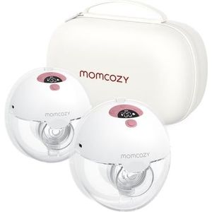 momcozy Draagbare dubbele borstkolf M5, kastanjebruin