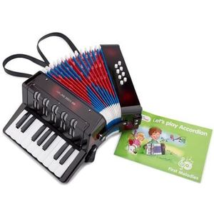 EITECH Accordeon zwart-rood, groot