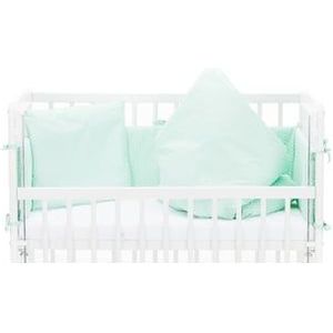 fillikid Luxe bedset voor bed Nino mint driehoek