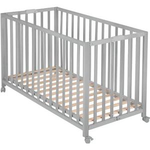 roba Opklapbed Fold Up 60 x 120 taupe incl. wielen