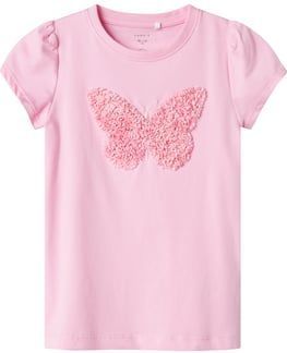 name it T-shirt Nmfdetsi Roze Frosting