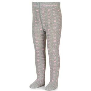 Sterntaler Panty Harten lichtgrijs
