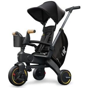 Doona - Liki Trike S5 Luxe - Opvouwbare Driewieler - Driewieler - Nitro Black