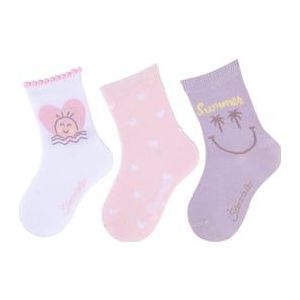 Sterntaler Sokken 3-pack Summer wit
