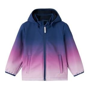 name it Softshell jas Nmmmalta05 Azuurblauw