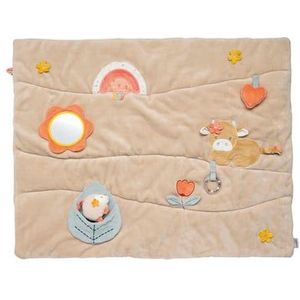 Nattou Mila, Lana en Zoe - Speeltapijt Rechthoekig - 80x100 cm - Beige