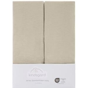 kindsgard Hoeslaken laylig 2-pak 70 x 140 cm beige