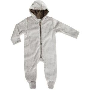 JACKY Gezellige capuchonoverall BABY ON TOUR bruin gemêleerd