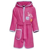 Playshoes - Badjas voor meisjes - Flamingo - Roze - maat 86-92cm