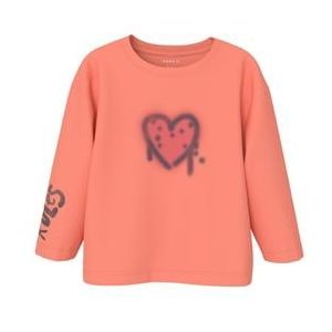 name it Shirt met lange mouwen Nmfnoa Fusion Coral