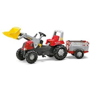 rolly®toys Traptractor rollyJunior RT met rollyJunior Lader en rollyFarm Trailer 811397