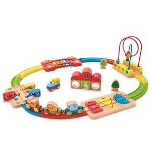 Hape Treinset Regenboograils 30-delig