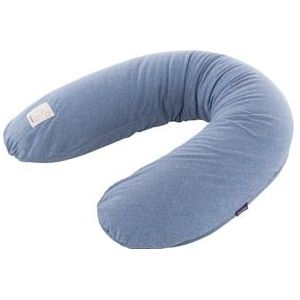 Träumeland Verzorgingskussenhoes elastisch blauw gevlekt 180 cm