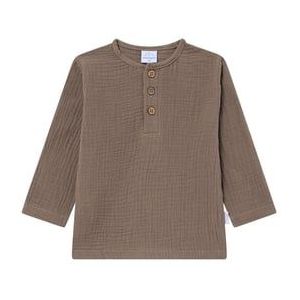 kindsgard Mousseline shirt met lange mouwen solmig bruin