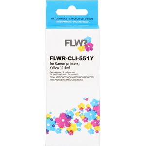 FLWR Canon CLI-551XL geel